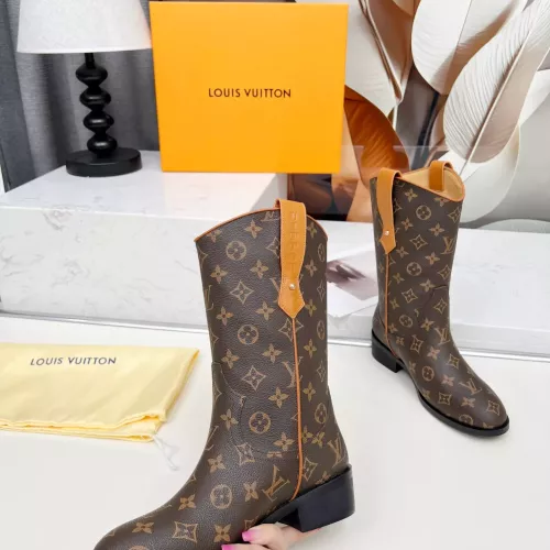 Cheap Louis Vuitton Boots For Women #1357824 Replica Wholesale [$108.00 USD] [ITEM#1357824] on Replica Louis Vuitton Boots