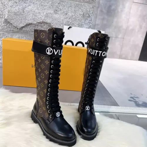 Cheap Louis Vuitton Boots For Women #1357825 Replica Wholesale [$130.00 USD] [ITEM#1357825] on Replica Louis Vuitton Boots
