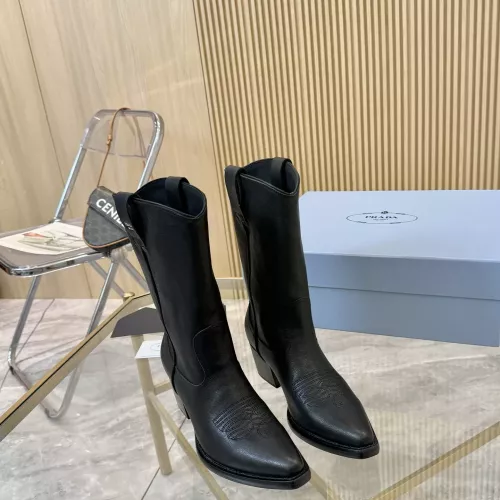 Cheap Prada Boots For Women #1357850 Replica Wholesale [$158.00 USD] [ITEM#1357850] on Replica Prada Boots