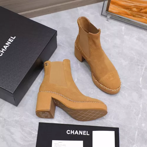 Cheap Chanel Boots For Women #1357869 Replica Wholesale [$128.00 USD] [ITEM#1357869] on Replica Chanel Boots