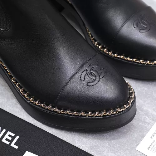 Cheap Chanel Boots For Women #1357872 Replica Wholesale [$128.00 USD] [ITEM#1357872] on Replica Chanel Boots