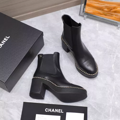 Cheap Chanel Boots For Women #1357872 Replica Wholesale [$128.00 USD] [ITEM#1357872] on Replica Chanel Boots