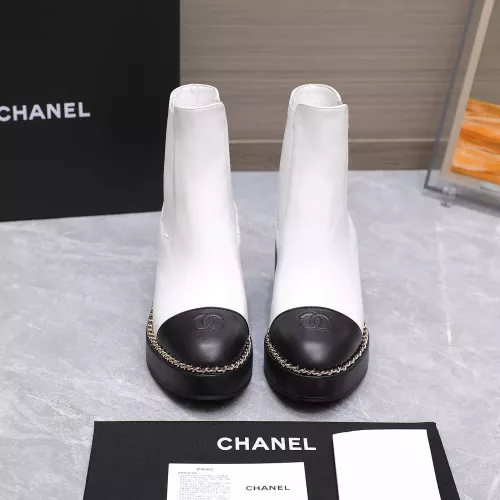 Cheap Chanel Boots For Women #1357875 Replica Wholesale [$128.00 USD] [ITEM#1357875] on Replica Chanel Boots