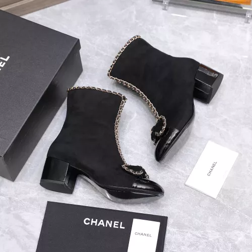 Cheap Chanel Boots For Women #1357881 Replica Wholesale [$130.00 USD] [ITEM#1357881] on Replica Chanel Boots