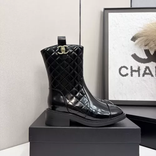 Cheap Chanel Boots For Women #1357886 Replica Wholesale [$122.00 USD] [ITEM#1357886] on Replica Chanel Boots