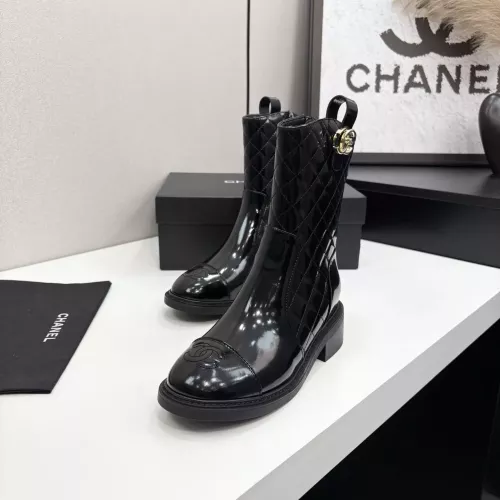 Cheap Chanel Boots For Women #1357886 Replica Wholesale [$122.00 USD] [ITEM#1357886] on Replica Chanel Boots