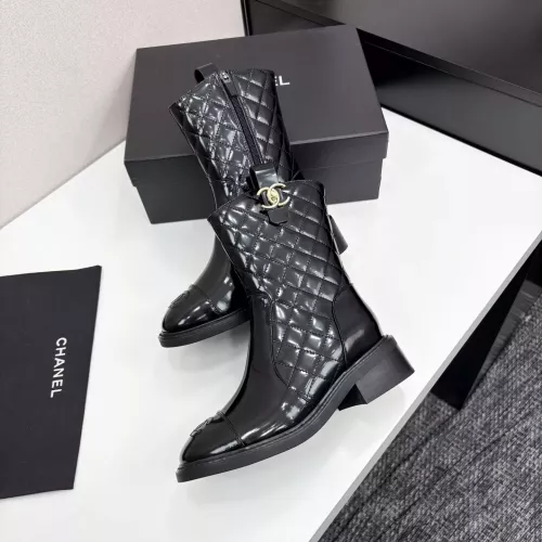 Cheap Chanel Boots For Women #1357886 Replica Wholesale [$122.00 USD] [ITEM#1357886] on Replica Chanel Boots