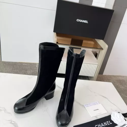 Cheap Chanel Boots For Women #1357888 Replica Wholesale [$128.00 USD] [ITEM#1357888] on Replica Chanel Boots