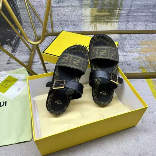 Cheap Fendi Slippers For Men #1357891 Replica Wholesale [$82.00 USD] [ITEM#1357891] on Replica Fendi Slippers