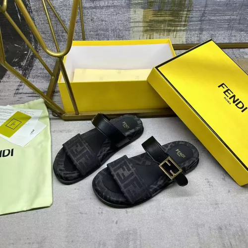 Cheap Fendi Slippers For Men #1357892 Replica Wholesale [$82.00 USD] [ITEM#1357892] on Replica Fendi Slippers