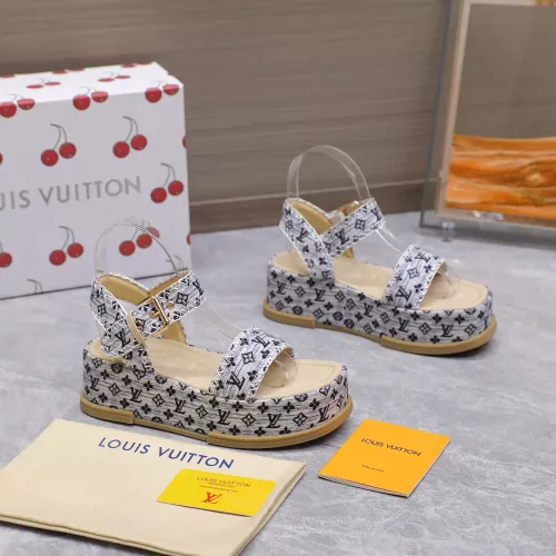 Cheap Louis Vuitton Sandal For Women #1357910 Replica Wholesale [$115.00 USD] [ITEM#1357910] on Replica Louis Vuitton Sandal