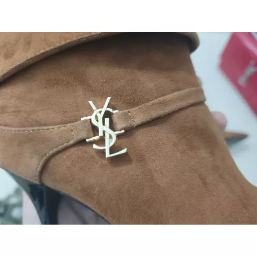Cheap Yves Saint Laurent YSL Boots For Women #1357987 Replica Wholesale [$130.00 USD] [ITEM#1357987] on Replica Yves Saint Laurent YSL Boots