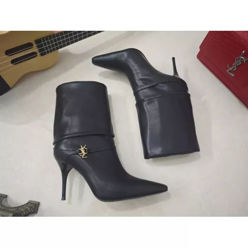 Cheap Yves Saint Laurent YSL Boots For Women #1357994 Replica Wholesale [$130.00 USD] [ITEM#1357994] on Replica Yves Saint Laurent YSL Boots