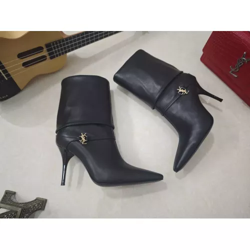 Cheap Yves Saint Laurent YSL Boots For Women #1357994 Replica Wholesale [$130.00 USD] [ITEM#1357994] on Replica Yves Saint Laurent YSL Boots