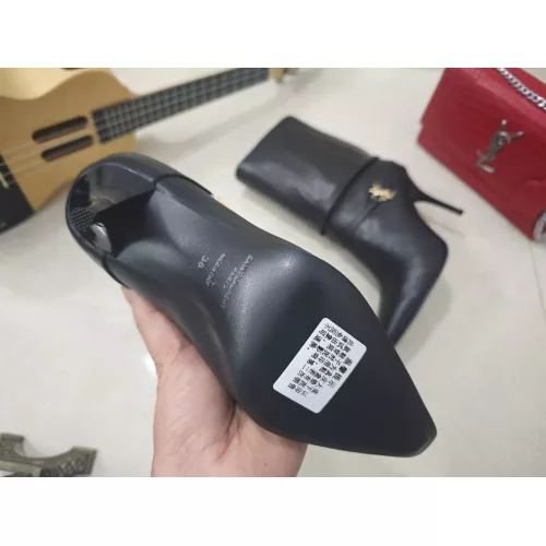 Cheap Yves Saint Laurent YSL Boots For Women #1357994 Replica Wholesale [$130.00 USD] [ITEM#1357994] on Replica Yves Saint Laurent YSL Boots