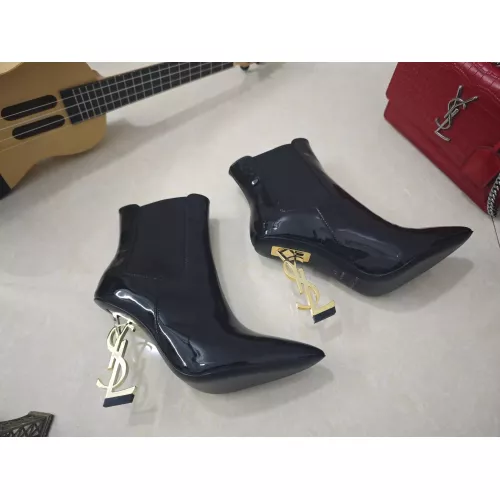 Cheap Yves Saint Laurent YSL Boots For Women #1357995 Replica Wholesale [$125.00 USD] [ITEM#1357995] on Replica Yves Saint Laurent YSL Boots