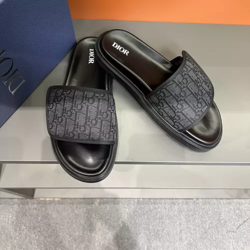 Cheap Christian Dior Slippers For Men #1358001 Replica Wholesale [$64.00 USD] [ITEM#1358001] on Replica Christian Dior Slippers