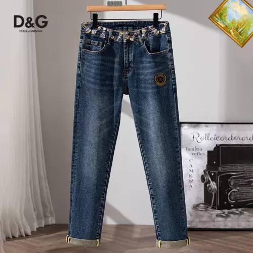 Cheap Dolce &amp; Gabbana D&amp;G Jeans For Men #1358012 Replica Wholesale [$48.00 USD] [ITEM#1358012] on Replica Dolce &amp; Gabbana D&amp;G Jeans