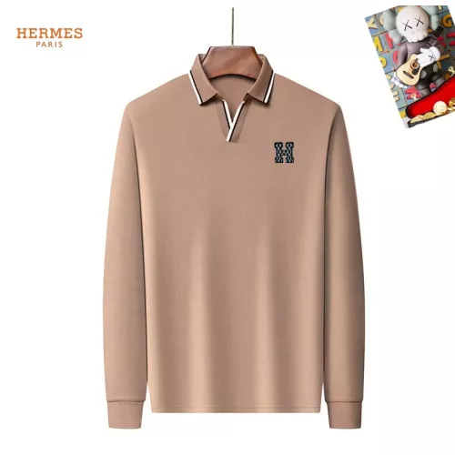 Hermes T-Shirts Long Sleeved For Men #1358061