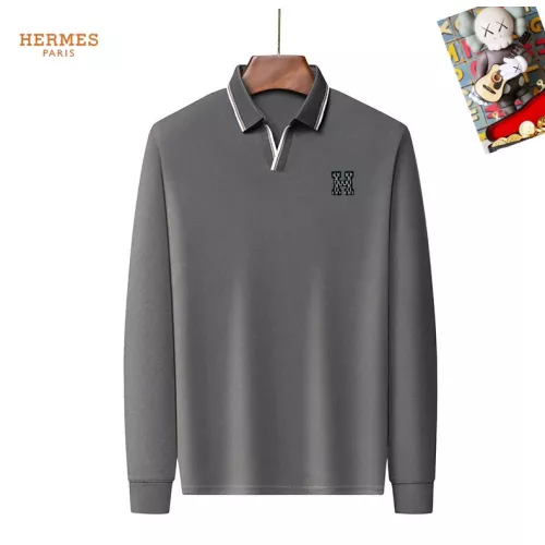 Hermes T-Shirts Long Sleeved For Men #1358065
