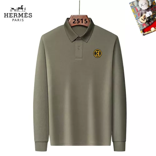 Hermes T-Shirts Long Sleeved For Men #1358122