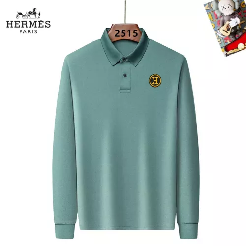 Hermes T-Shirts Long Sleeved For Men #1358124