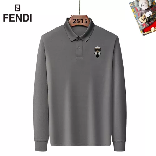 Fendi T-Shirts Long Sleeved For Men #1358145