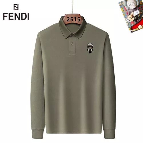 Fendi T-Shirts Long Sleeved For Men #1358146