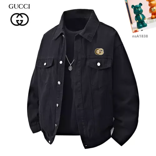 Cheap Gucci Jackets Long Sleeved For Men #1358368 Replica Wholesale [$60.00 USD] [ITEM#1358368] on Replica Gucci Jackets