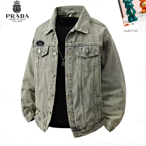 Prada Jackets Long Sleeved For Men #1358378