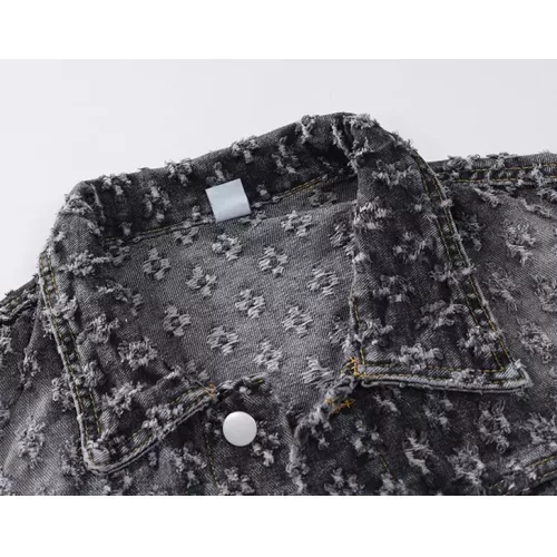 Cheap Chrome Hearts Jackets Long Sleeved For Men #1358386 Replica Wholesale [$60.00 USD] [ITEM#1358386] on Replica Chrome Hearts Jackets