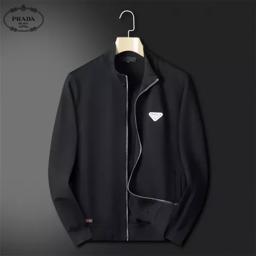 Cheap Prada Tracksuits Long Sleeved For Men #1358624 Replica Wholesale [$80.00 USD] [ITEM#1358624] on Replica Prada Tracksuits