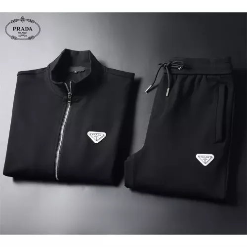 Cheap Prada Tracksuits Long Sleeved For Men #1358624 Replica Wholesale [$80.00 USD] [ITEM#1358624] on Replica Prada Tracksuits