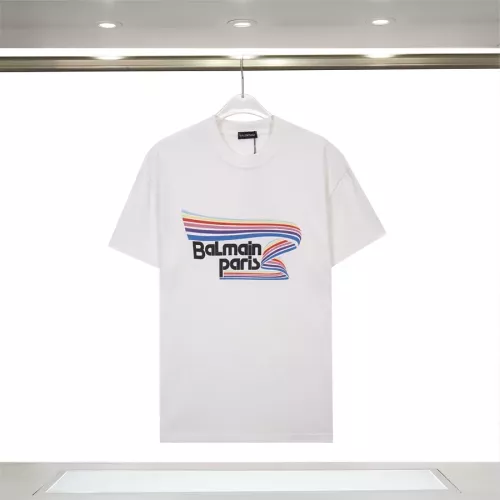 Cheap Balmain T-Shirts Short Sleeved For Unisex #1358683 Replica Wholesale [$32.00 USD] [ITEM#1358683] on Replica Balmain T-Shirts