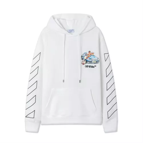 Cheap Off-White Hoodies Long Sleeved For Unisex #1358763 Replica Wholesale [$60.00 USD] [ITEM#1358763] on Replica Off-White Hoodies