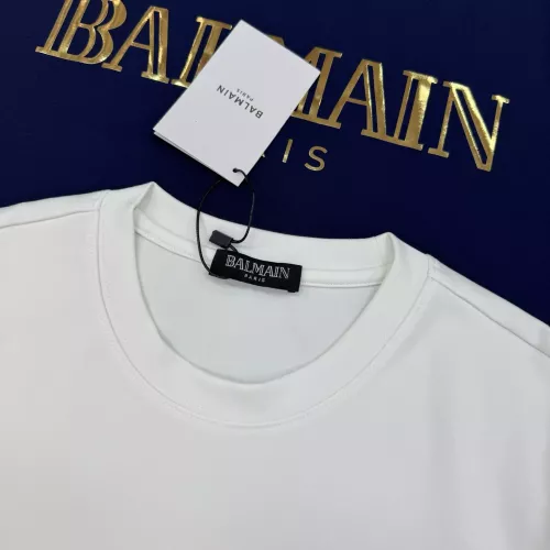 Cheap Balmain T-Shirts Short Sleeved For Men #1359297 Replica Wholesale [$76.00 USD] [ITEM#1359297] on Replica Balmain T-Shirts