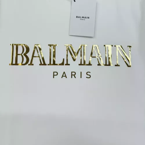 Cheap Balmain T-Shirts Short Sleeved For Men #1359297 Replica Wholesale [$76.00 USD] [ITEM#1359297] on Replica Balmain T-Shirts