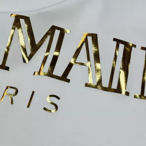 Cheap Balmain T-Shirts Short Sleeved For Men #1359297 Replica Wholesale [$76.00 USD] [ITEM#1359297] on Replica Balmain T-Shirts