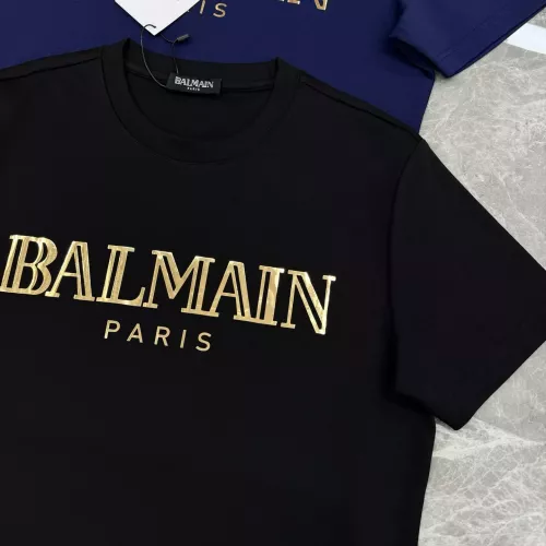 Cheap Balmain T-Shirts Short Sleeved For Men #1359299 Replica Wholesale [$76.00 USD] [ITEM#1359299] on Replica Balmain T-Shirts