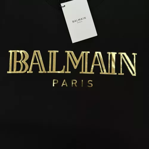 Cheap Balmain T-Shirts Short Sleeved For Men #1359299 Replica Wholesale [$76.00 USD] [ITEM#1359299] on Replica Balmain T-Shirts