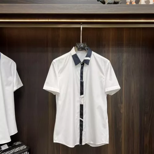 Cheap Armani Shirts Short Sleeved For Men #1359450 Replica Wholesale [$85.00 USD] [ITEM#1359450] on Replica Armani Shirts