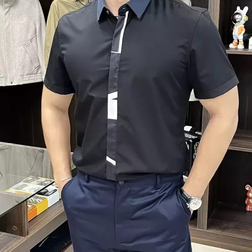 Armani Shirts Short Sleeved For Men #1359452