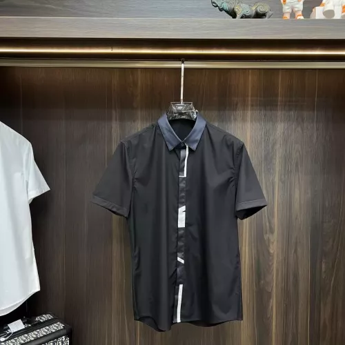 Cheap Armani Shirts Short Sleeved For Men #1359452 Replica Wholesale [$85.00 USD] [ITEM#1359452] on Replica Armani Shirts