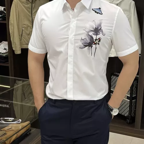 Armani Shirts Short Sleeved For Men #1359455