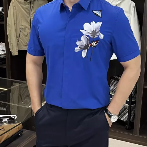 Armani Shirts Short Sleeved For Men #1359456