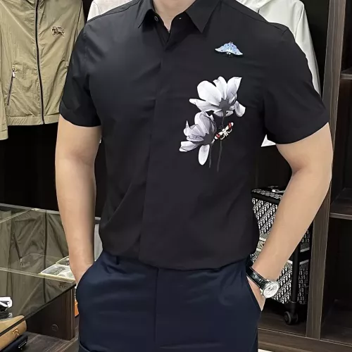 Armani Shirts Short Sleeved For Men #1359458