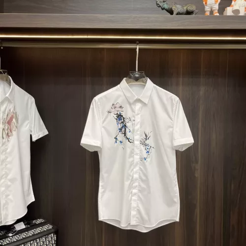 Cheap Armani Shirts Short Sleeved For Men #1359466 Replica Wholesale [$82.00 USD] [ITEM#1359466] on Replica Armani Shirts