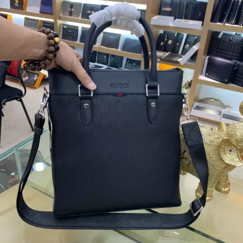 Cheap Gucci AAA Man Handbags #1359467 Replica Wholesale [$140.00 USD] [ITEM#1359467] on Replica Gucci AAA Man Handbags