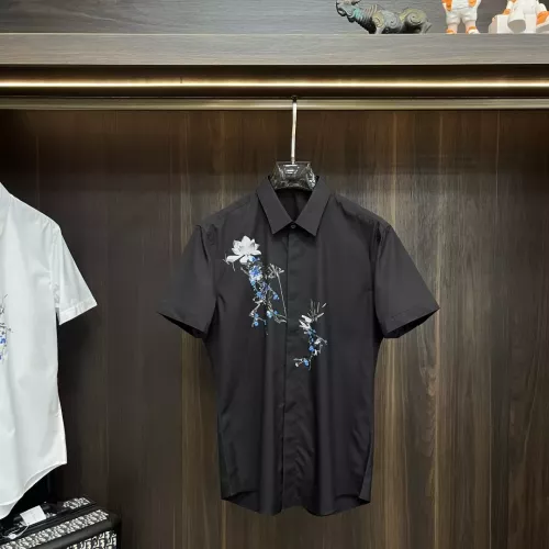 Cheap Armani Shirts Short Sleeved For Men #1359468 Replica Wholesale [$82.00 USD] [ITEM#1359468] on Replica Armani Shirts