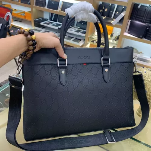 Cheap Gucci AAA Man Handbags #1359478 Replica Wholesale [$158.00 USD] [ITEM#1359478] on Replica Gucci AAA Man Handbags